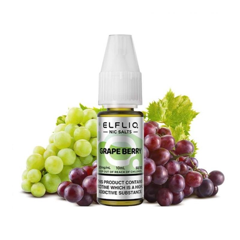 Liquid ELFBAR ELFLIQ Salt 20mg Grape Berry Liquid ELFBAR ELFLIQ Salt 20mg Grape Berry