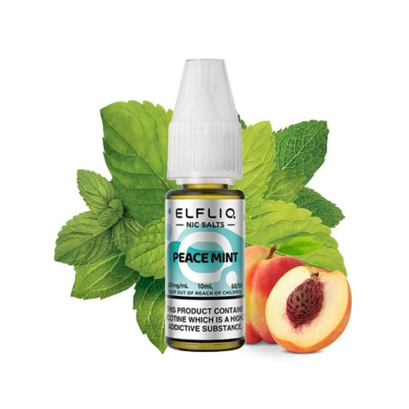 Liquid ELFBAR ELFLIQ Salt 20mg Peace Mint Liquid ELFBAR ELFLIQ Salt 20mg Peace Mint
