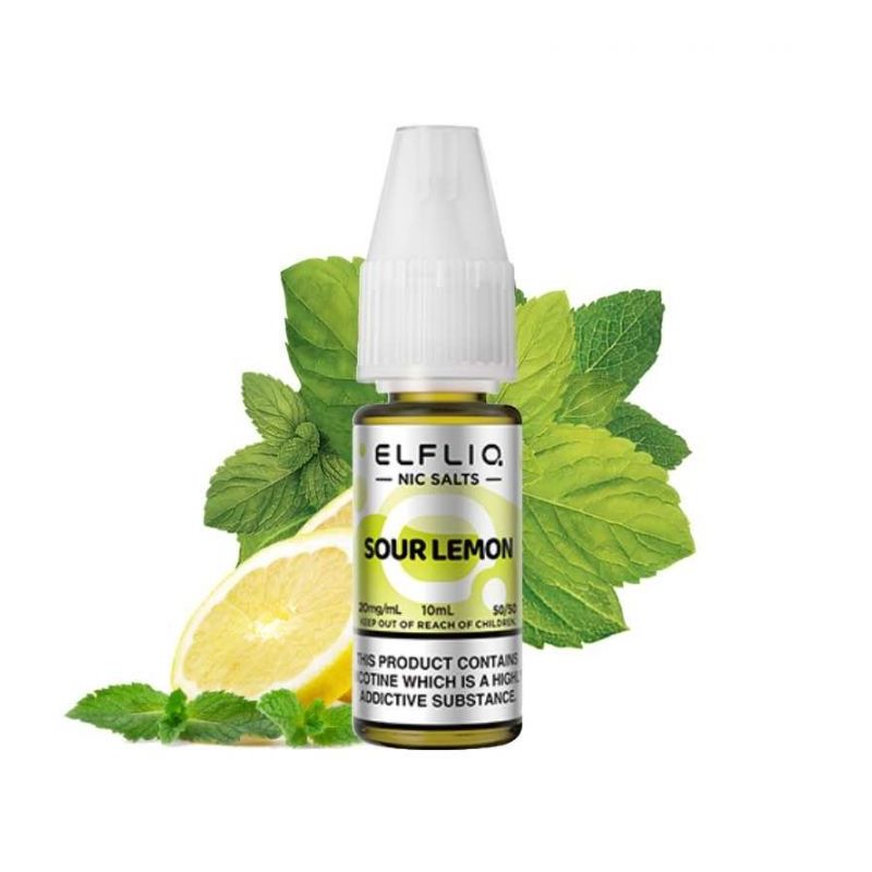 Liquid ELFBAR ELFLIQ Salt 20mg Sour Lemon Liquid ELFBAR ELFLIQ Salt 20mg Sour Lemon