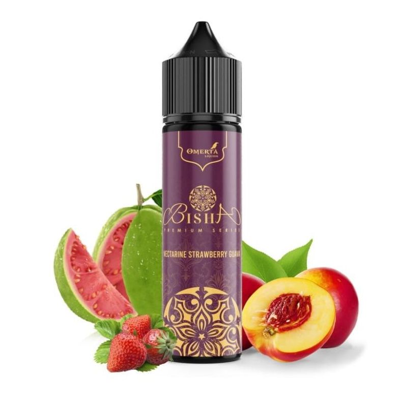 Longfill Omerta 10/60ml - Bisha Fried Nectarine Strawberry Guava Longfill Omerta 10/60ml - Bisha Fried Nectarine Strawberry Guava