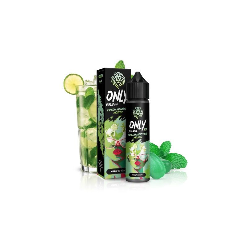 Longfill Only Double - Fresh Menthol Mojito 6/60ml Longfill Only Double - Fresh Menthol Mojito 6/60ml