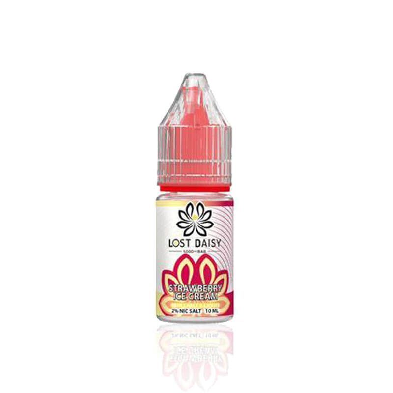 Liquid Lost Daisy Nic Salts 10ml - Strawberry Ice Cream 20mg Liquid Lost Daisy Nic Salts 10ml - Strawberry Ice Cream 20mg