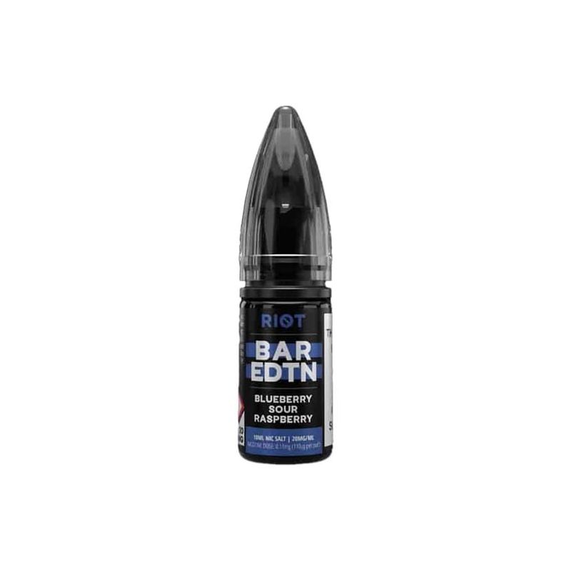 Liquid Riot Squad BAR EDTN 10ml - Blueberry Sour Raspberry 20mg Liquid Riot Squad BAR EDTN 10ml - Blueberry Sour Raspberry 20mg