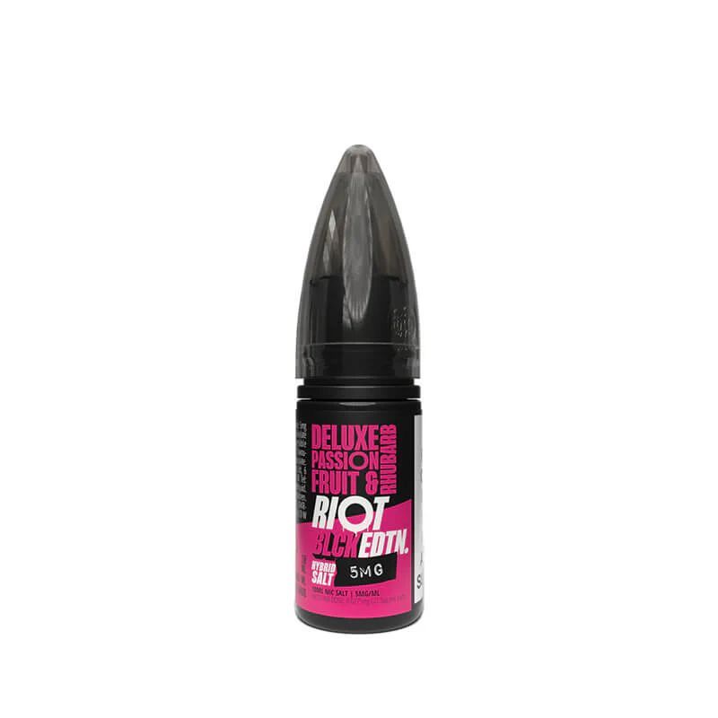 Liquid Riot Squad BLCK EDTN 10ml - Deluxe Passionfruit & Rhubarb 20mg Liquid Riot Squad BLCK EDTN 10ml - Deluxe Passionfruit & Rhubarb 20mg