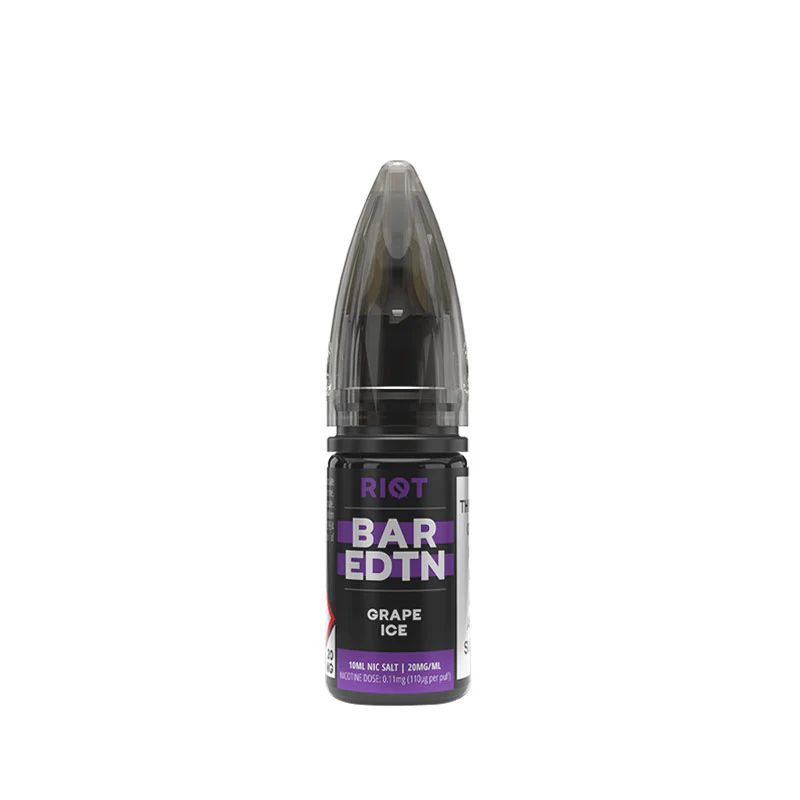 Liquid Riot Squad BAR EDTN 10ml - Grape Ice 20mg Liquid Riot Squad BAR EDTN 10ml - Grape Ice 20mg