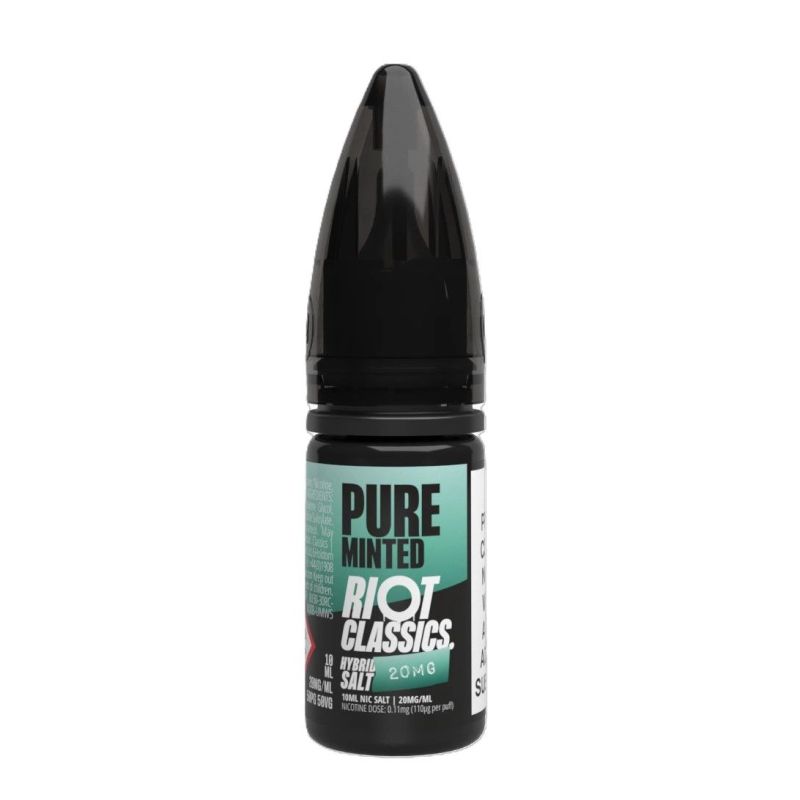 Liquid Riot Squad 10ml - Pure Minted 20mg Liquid Riot Squad 10ml - Pure Minted 20mg