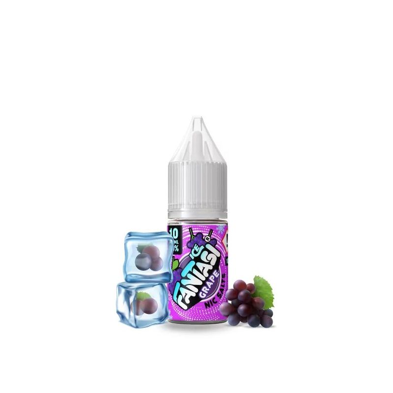 Liquid Fantasi Nic Salts 10ml - Grape Ice 20mg Liquid Fantasi Nic Salts 10ml - Grape Ice 20mg