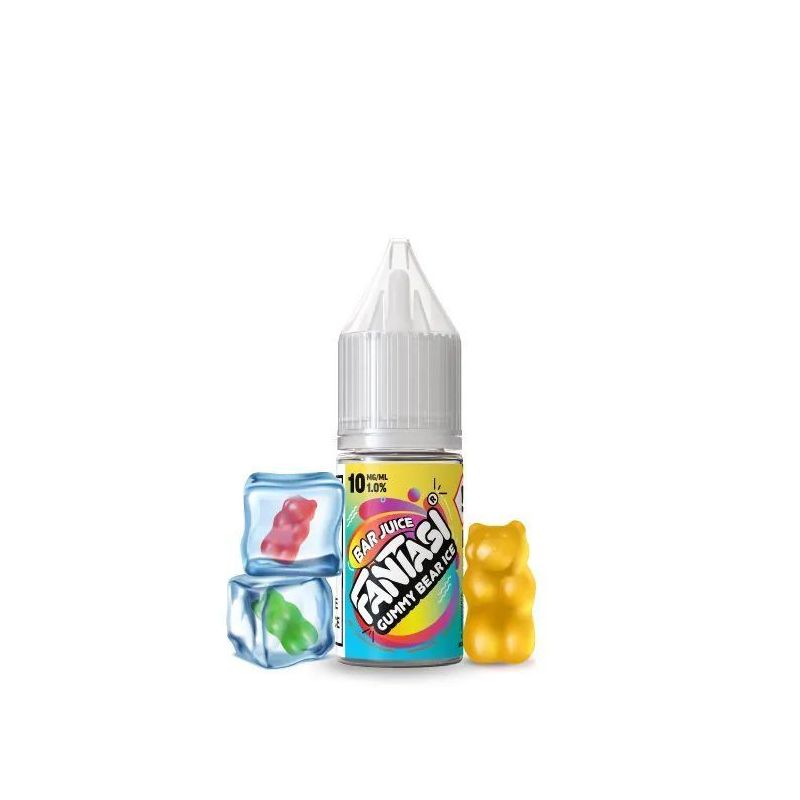 Liquid Fantasi Nic Salts 10ml - Gummy Bear Ice 20mg Liquid Fantasi Nic Salts 10ml - Gummy Bear Ice 20mg