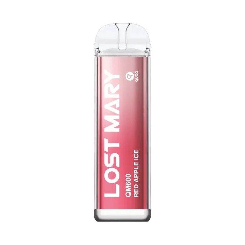 Lost Mary QM600 - Red Apple Ice 20mg 2ml Lost Mary QM600 - Red Apple Ice 20mg 2ml