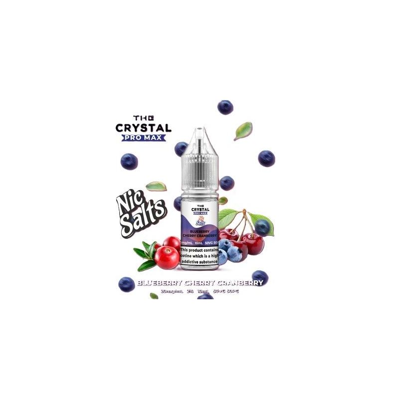 Liquid Crystal Promax Salt - Blueberry Cherry Cranberry 20mg 10ml Liquid Crystal Promax Salt - Blueberry Cherry Cranberry 20mg 10ml