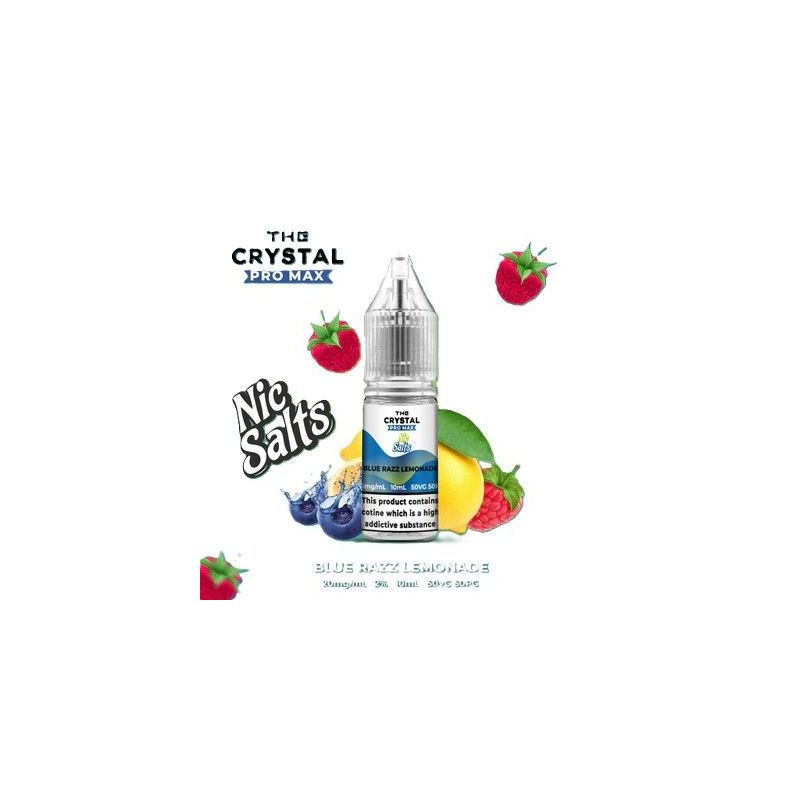 Liquid Crystal Promax Salt - Blue Razz Lemonade 20mg 10ml Liquid Crystal Promax Salt - Blue Razz Lemonade 20mg 10ml
