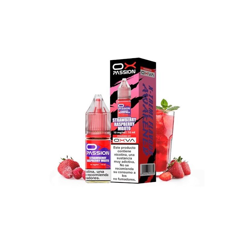 Liquid Oxva Passion Salts 20mg – Strawberry Raspberry Mojito Liquid Oxva Passion Salts 20mg – Strawberry Raspberry Mojito