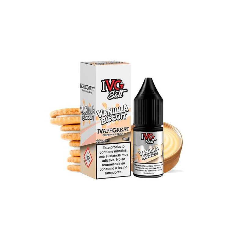Liquid IVG Salt - Vanilla Biscuit 20mg 10ml