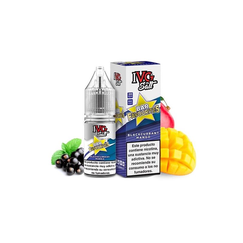Liquid IVG Favourite Bar Salts - Blackcurrant Mango 20mg 10ml Liquid IVG Favourite Bar Salts - Blackcurrant Mango 20mg 10ml