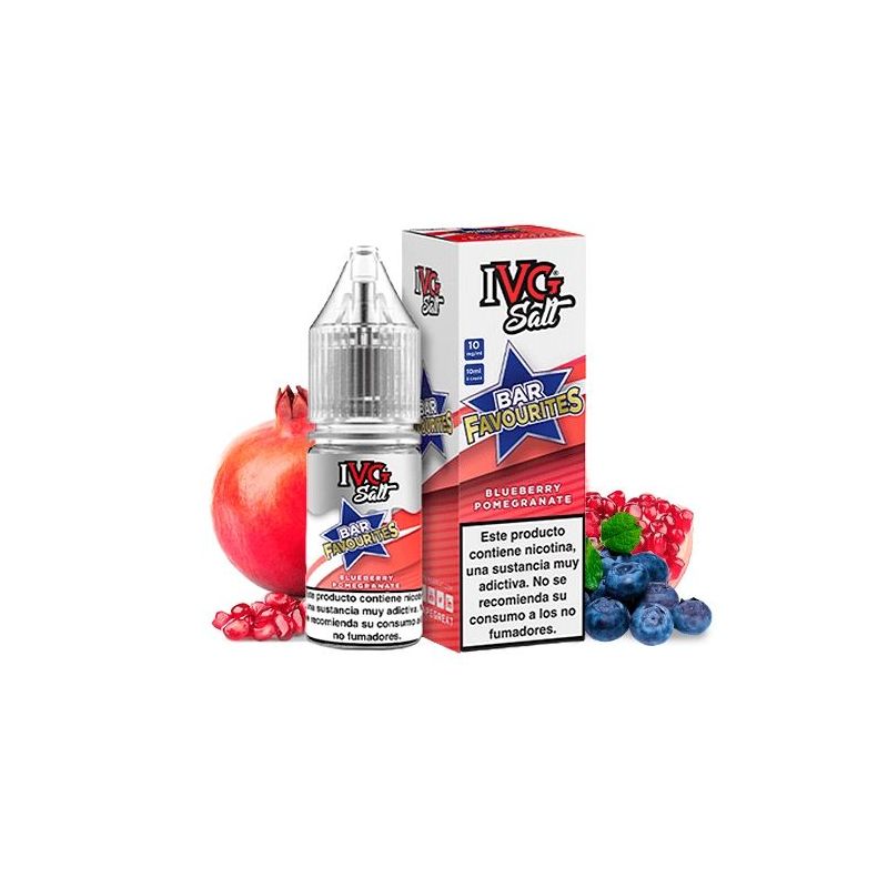 Liquid IVG Favourite Bar Salts - Blueberry Pomegranate 20mg 10ml