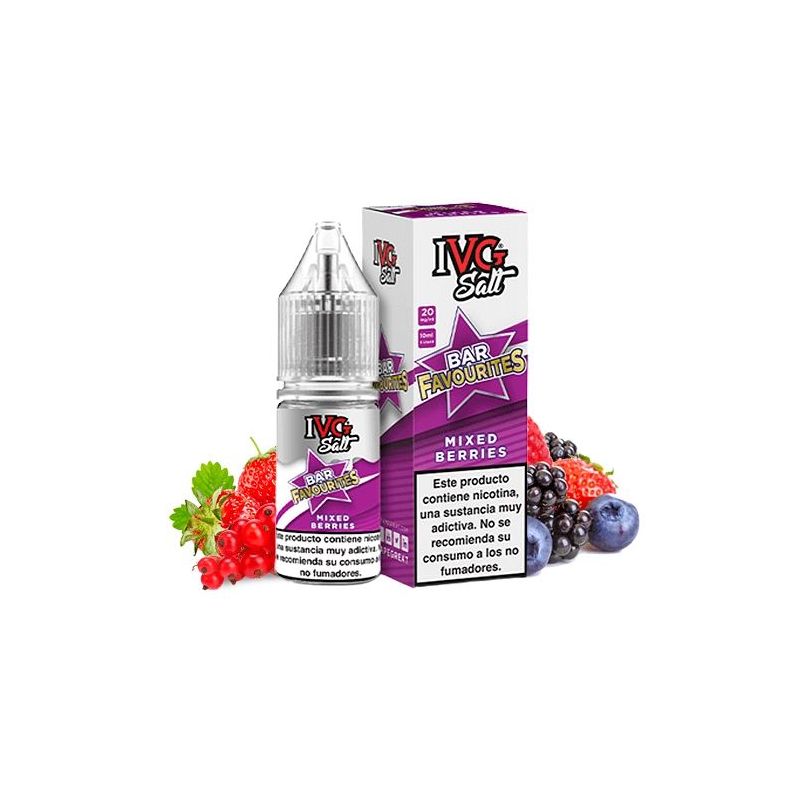 Liquid IVG Favourite Bar Salts - Mixed Berries 20mg 10ml Liquid IVG Favourite Bar Salts - Mixed Berries 20mg 10ml