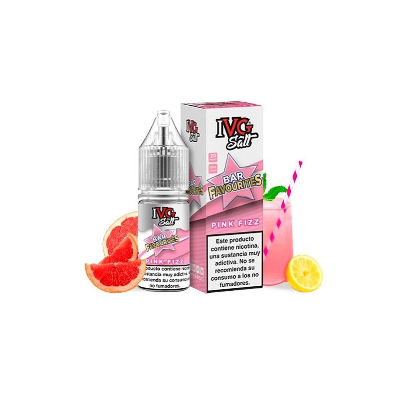 Liquid IVG Favourite Bar Salts - Pink Fizz 20mg 10ml Liquid IVG Favourite Bar Salts - Pink Fizz 20mg 10ml