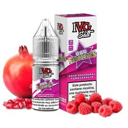Liquid IVG Favourite Bar Salts – Sour Raspberry Pomegranate 20mg 10ml