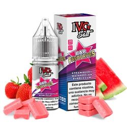 Liquid IVG Favourite Bar Salts - Strawberry Watermelon Bubblegum 20mg 10ml
