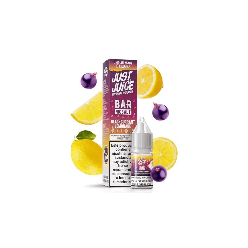 Liquid Just Juice Bar Salts - Blackcurrant Lemonade 20mg 10ml Liquid Just Juice Bar Salts - Blackcurrant Lemonade 20mg 10ml