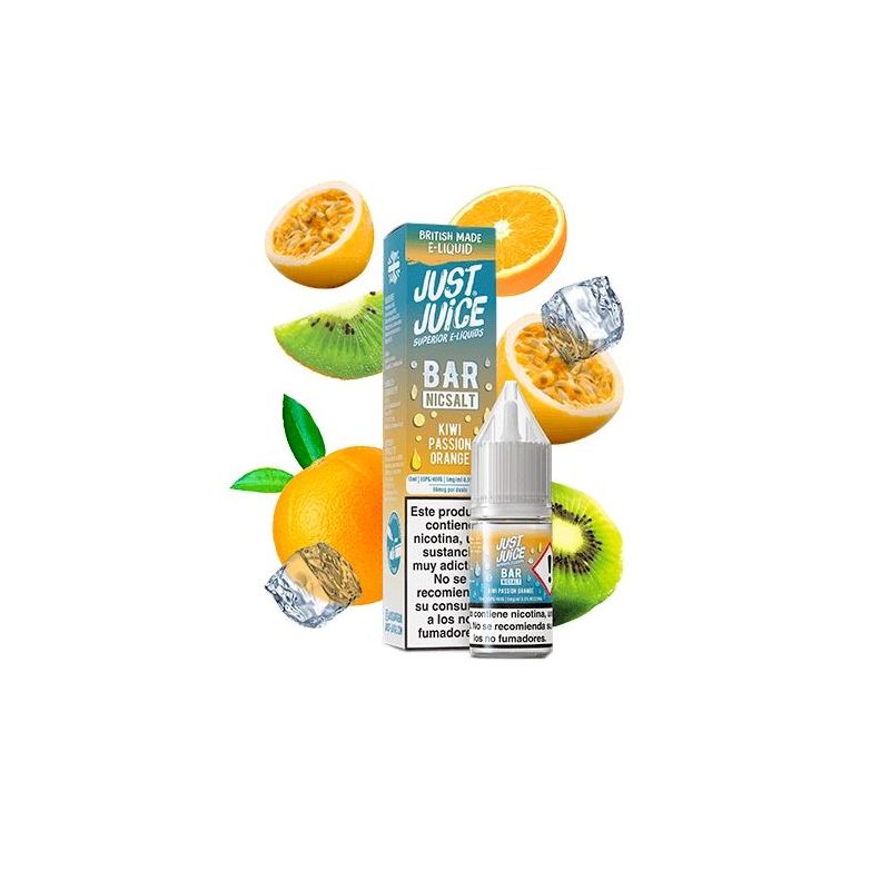 Liquid Just Juice Bar Salts - Kiwi Passion Orange 20mg 10ml Liquid Just Juice Bar Salts - Kiwi Passion Orange 20mg 10ml