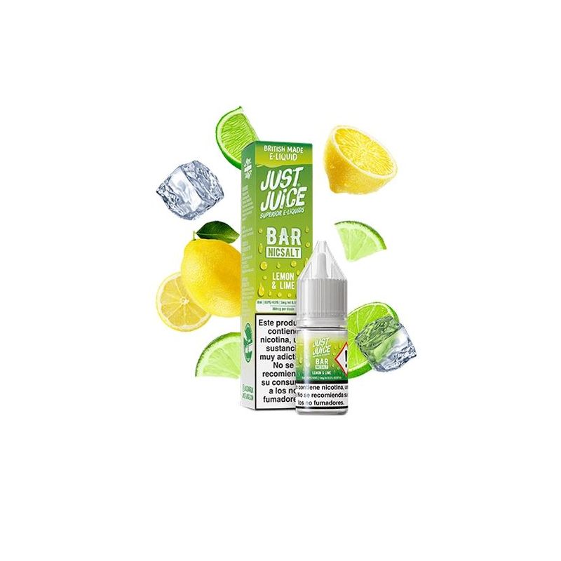 Liquid Just Juice Bar Salts - Lemon Lime 20mg 10ml Liquid Just Juice Bar Salts - Lemon Lime 20mg 10ml