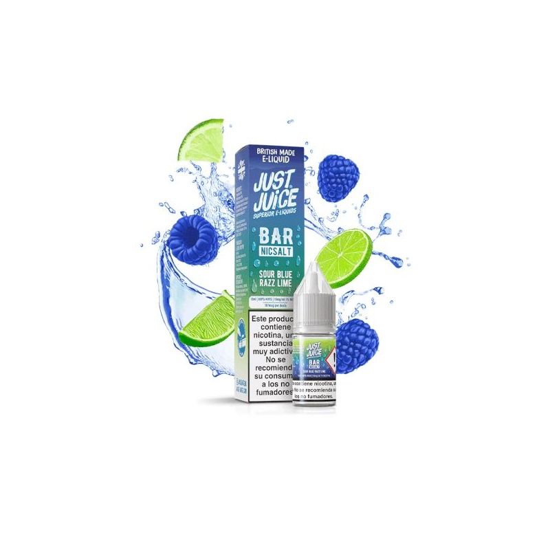 Liquid Just Juice Bar Salts - Sour Blue Razz Lime 20mg 10ml Liquid Just Juice Bar Salts - Sour Blue Razz Lime 20mg 10ml