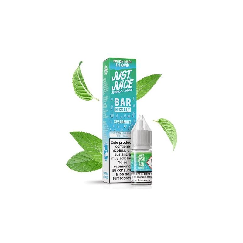 Liquid Just Juice Bar Salts - Spearmint 20mg 10ml Liquid Just Juice Bar Salts - Spearmint 20mg 10ml