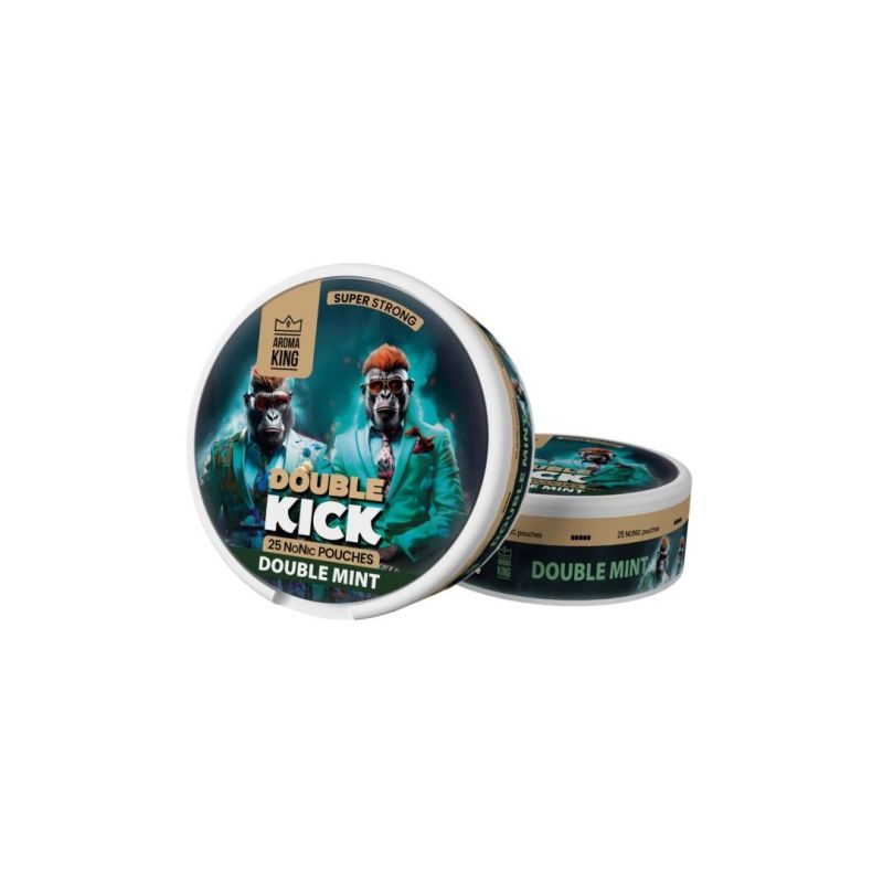 Woreczki Nikotynowe Aroma King Double Kick - Double Mint 10mg NoNic Woreczki Nikotynowe Aroma King Double Kick - Double Mint 10mg NoNic