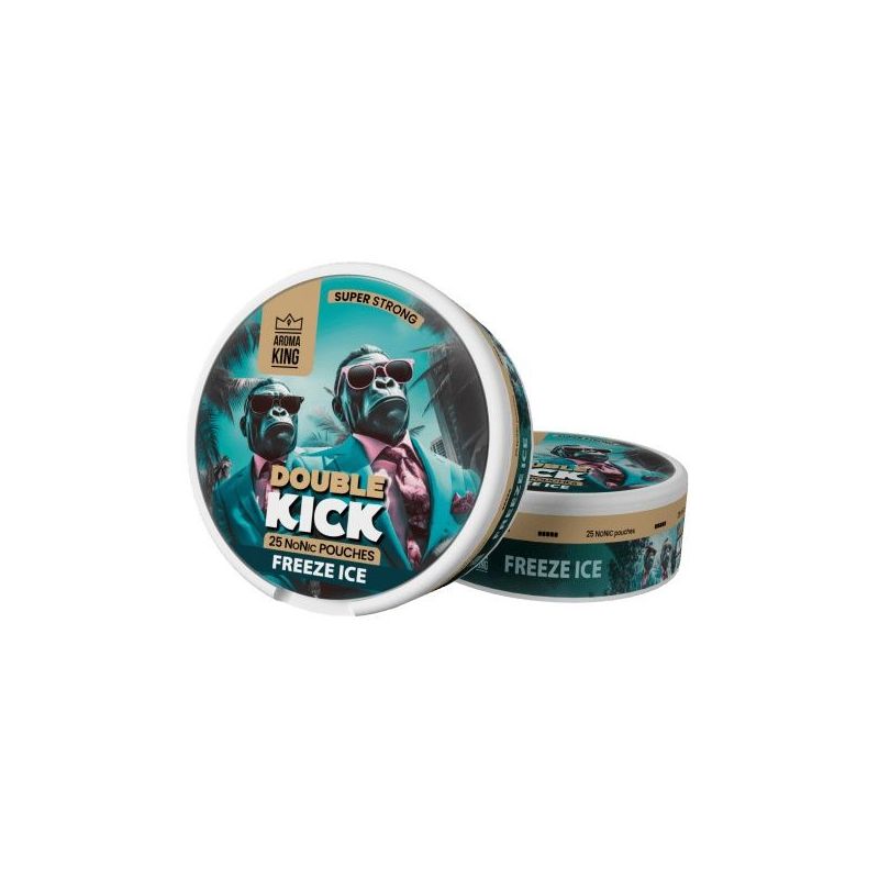 Woreczki Nikotynowe Aroma King Double Kick - Freeze Ice 10mg NoNic Woreczki Nikotynowe Aroma King Double Kick - Freeze Ice 10mg NoNic