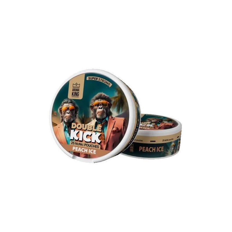 Woreczki Nikotynowe Aroma King Double Kick - Peach Ice 10mg NoNic Woreczki Nikotynowe Aroma King Double Kick - Peach Ice 10mg NoNic