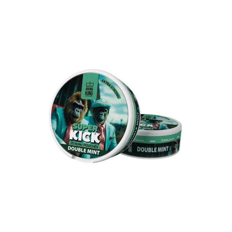 Woreczki Nikotynowe Aroma King Super Kick - Double Mint 5mg NoNic