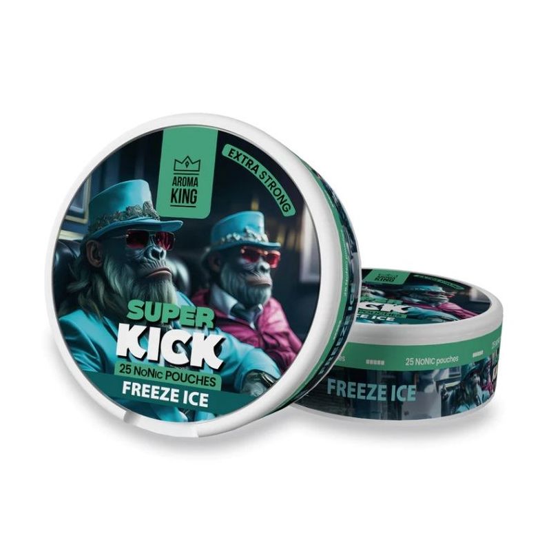 Woreczki Nikotynowe Aroma King Super Kick - Freeze Ice 5mg NoNic Woreczki Nikotynowe Aroma King Super Kick - Freeze Ice 5mg NoNic