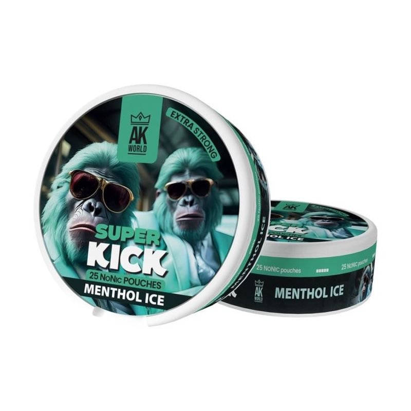 Woreczki Nikotynowe Aroma King Super Kick - Menthol Ice 5mg NoNic
