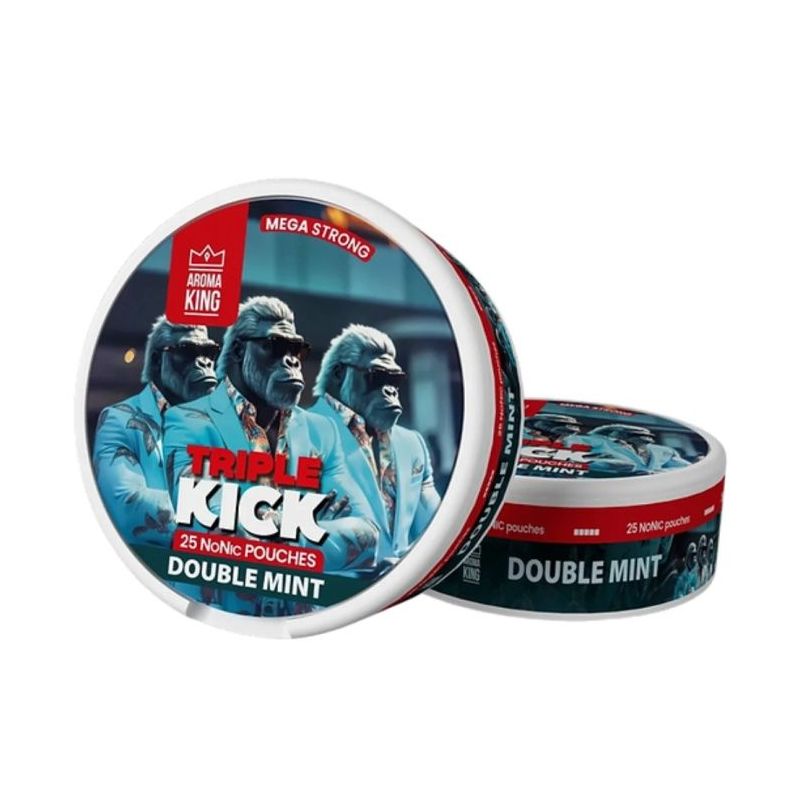 Woreczki Nikotynowe Aroma King Triple Kick - Double Mint 20mg NoNic Woreczki Nikotynowe Aroma King Triple Kick - Double Mint 20mg NoNic
