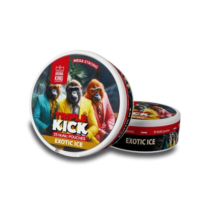 Woreczki Nikotynowe Aroma King Triple Kick - Exotic Ice 20mg NoNic