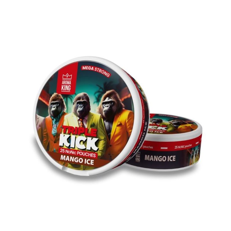 Woreczki Nikotynowe Aroma King Triple Kick - Mango Ice 20mg NoNic Woreczki Nikotynowe Aroma King Triple Kick - Mango Ice 20mg NoNic