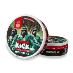 Woreczki Nikotynowe Aroma King Triple Kick - Menthol Ice 20mg NoNic