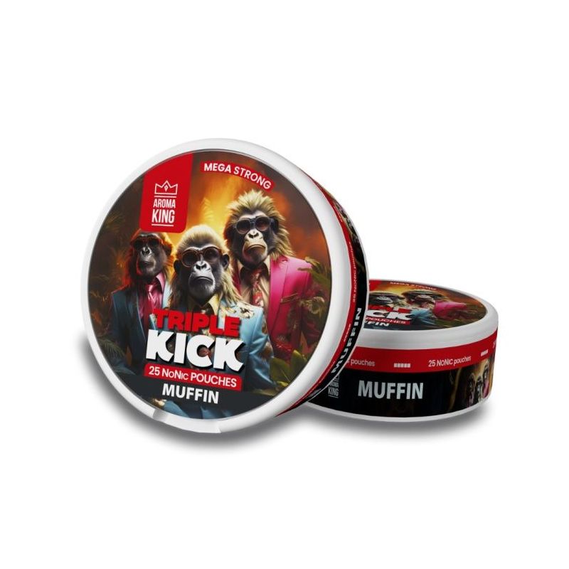 Woreczki Nikotynowe Aroma King Triple Kick - Muffin 20mg NoNic Woreczki Nikotynowe Aroma King Triple Kick - Muffin 20mg NoNic