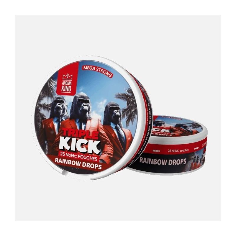 Woreczki Nikotynowe Aroma King Triple Kick - Rainbow Drops 20mg NoNic Woreczki Nikotynowe Aroma King Triple Kick - Rainbow Drops 20mg NoNic