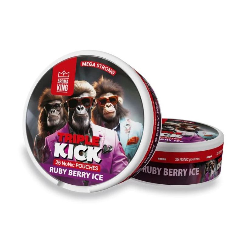 Woreczki Nikotynowe Aroma King Triple Kick - Ruby Bery Ice 20mg NoNic Woreczki Nikotynowe Aroma King Triple Kick - Ruby Bery Ice 20mg NoNic