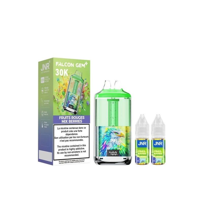 Puff 30K Falcon Gem+ 20mg - JNR - Fruits Rouges Puff 30K Falcon Gem+ 20mg - JNR - Fruits Rouges