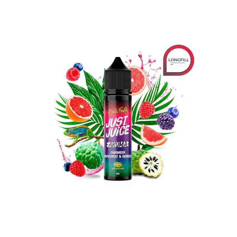Longfill Just Juice - Cherimoya Grapefruit Berries 12/60ml Longfill Just Juice - Cherimoya Grapefruit Berries 12/60ml
