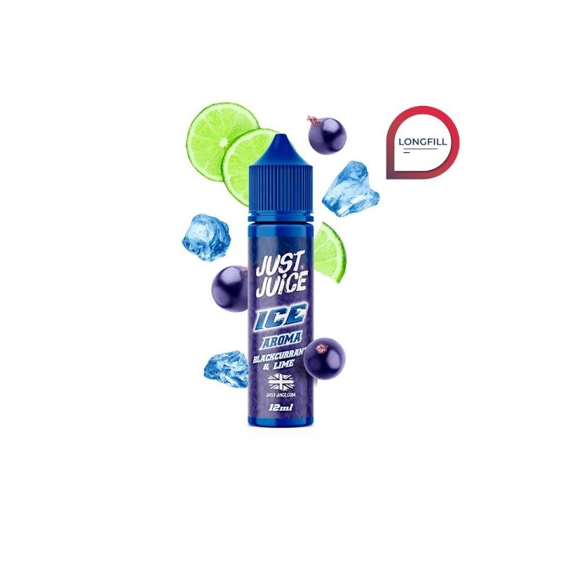 Longfill Just Juice - Blackcurrant Lime Ice 12/60ml Longfill Just Juice - Blackcurrant Lime Ice 12/60ml