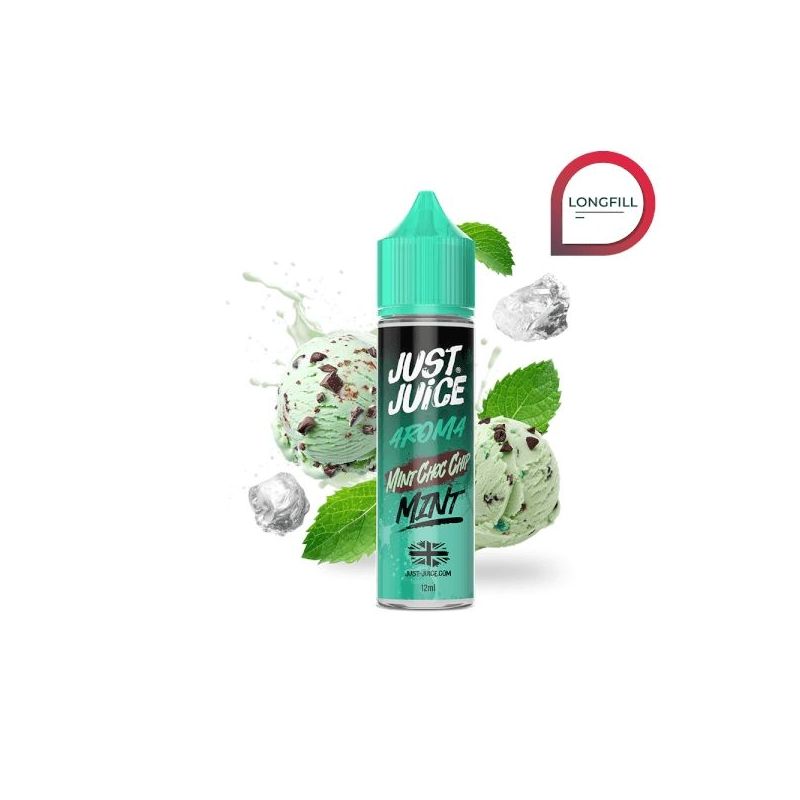 Longfill Just Juice - Mint Range Mint Choco Chip 12/60ml Longfill Just Juice - Mint Range Mint Choco Chip 12/60ml