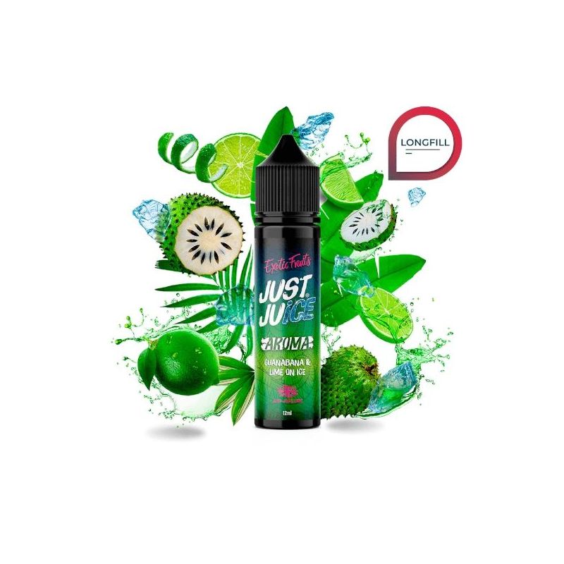 Longfill Just Juice - Guanabana Lime On Ice 12/60ml Longfill Just Juice - Guanabana Lime On Ice 12/60ml