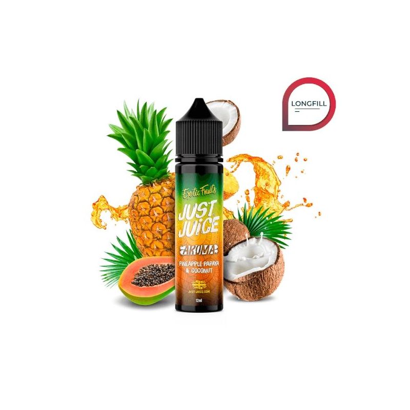 Longfill Just Juice - Pineapple Papaya Coconut 12/60ml Longfill Just Juice - Pineapple Papaya Coconut 12/60ml