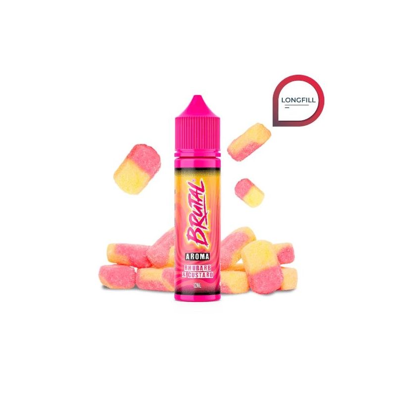 Longfill Brutal Drinks By Just Juice - Rhubarb Custard 12/60ml