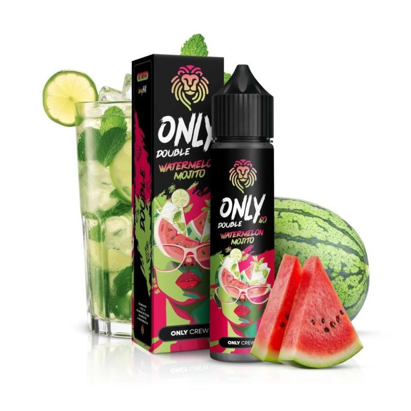 Longfill Only Double - Watermelon Mojito 6/60ml Longfill Only Double - Watermelon Mojito 6/60ml