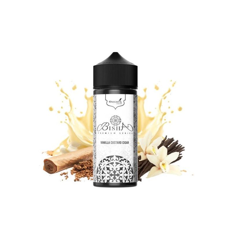 Premix Bisha by Omerta Liquids - Vanilla Custard Cigar 100/120ml